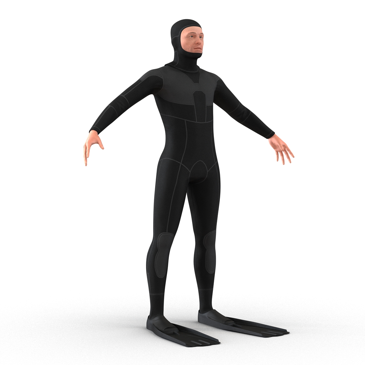 Diver 2 3D model