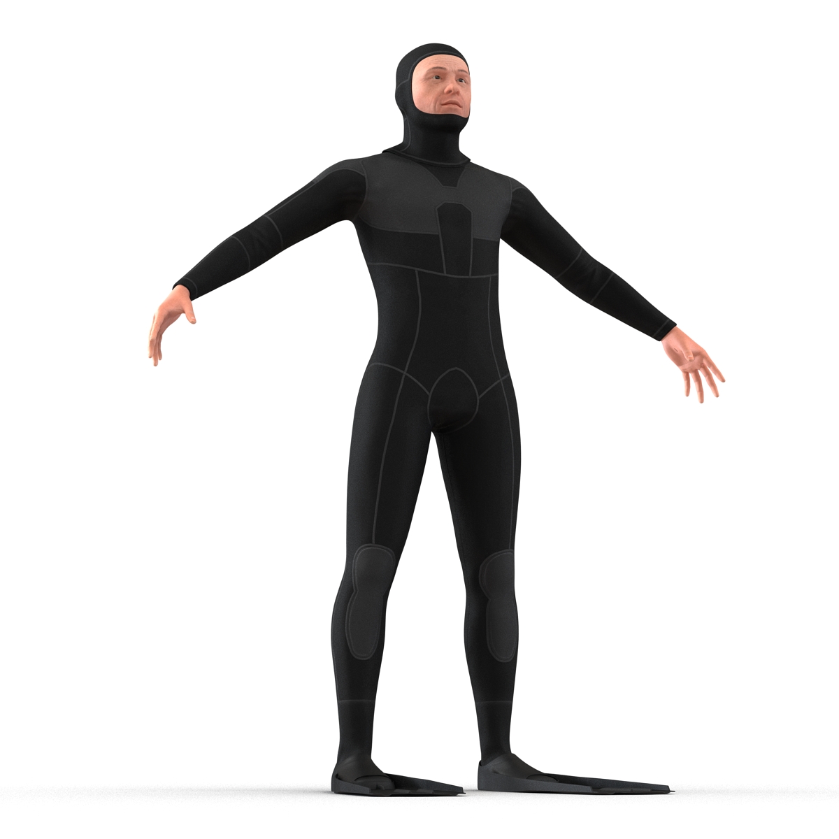 Diver 2 3D model