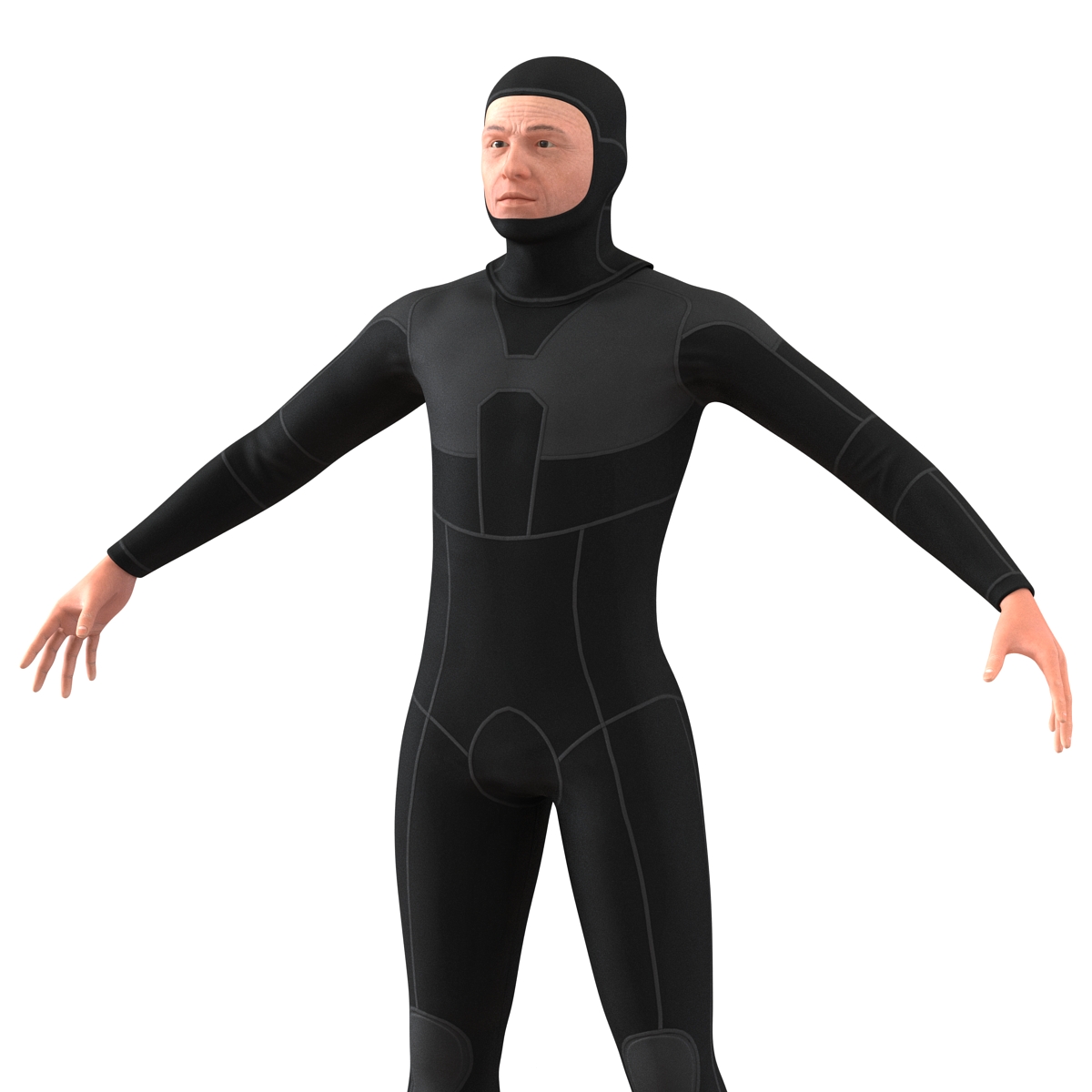 Diver 2 3D model