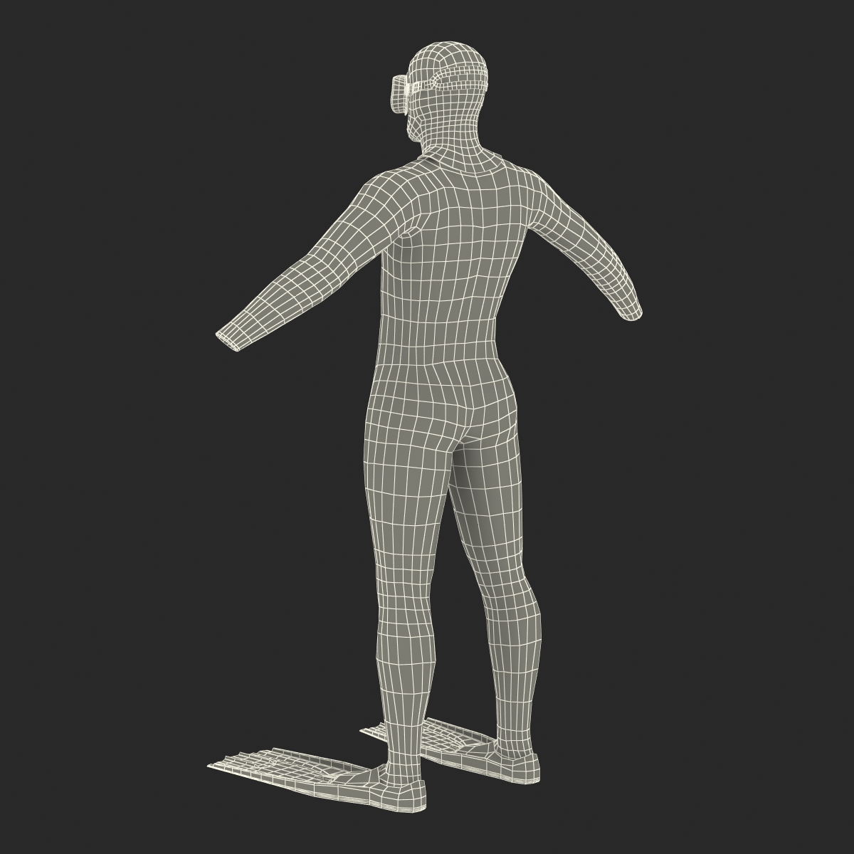 Dive Wetsuit 3D