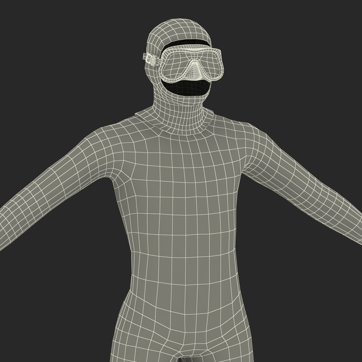 Dive Wetsuit 3D