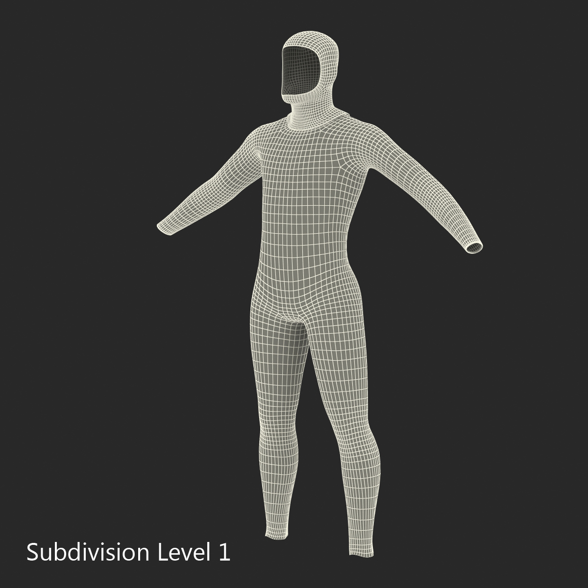 Dive Wetsuit 2 3D model