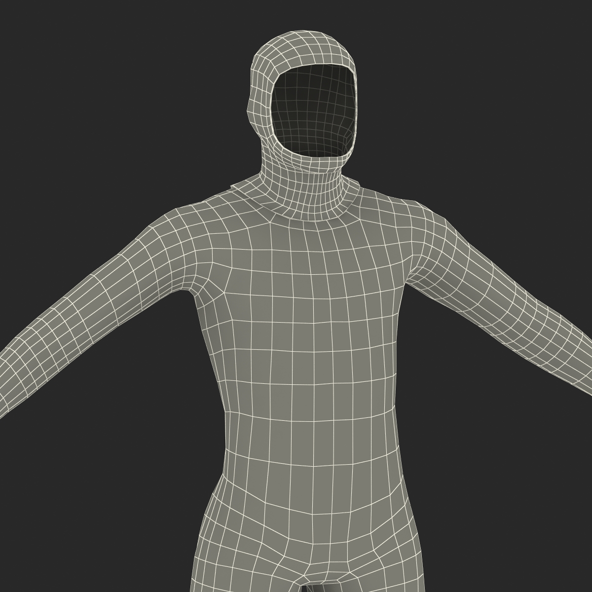 Dive Wetsuit 2 3D model