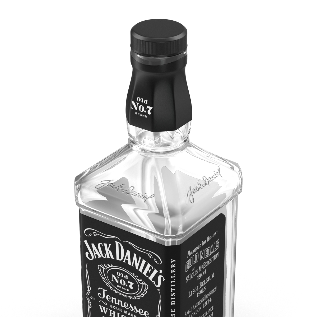 3D model Jack Daniels Bottle Empty