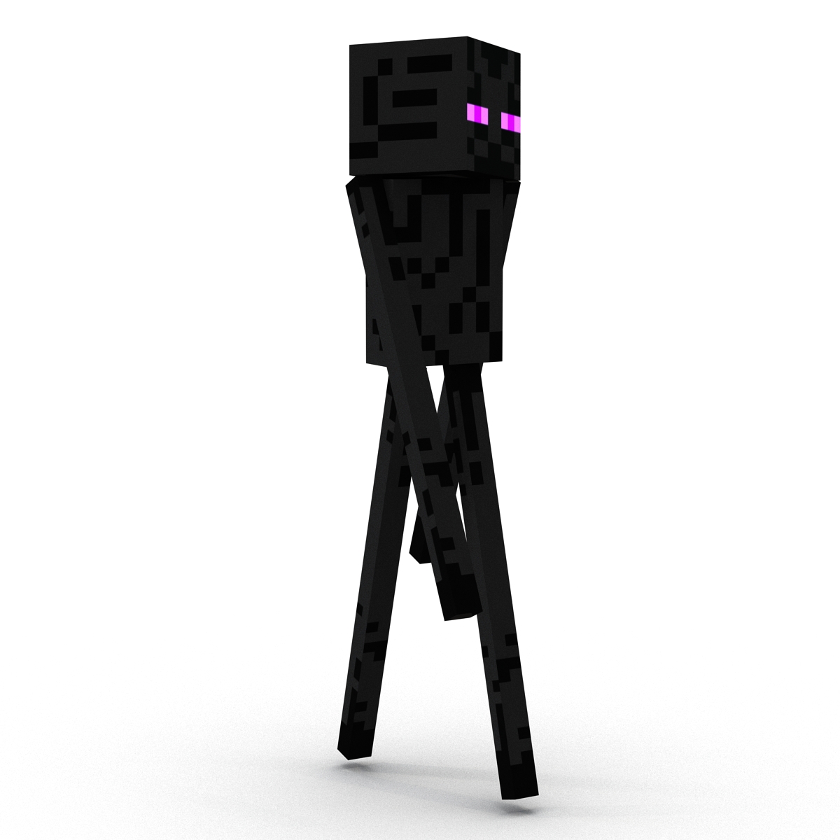 3D Minecraft EnderMan model