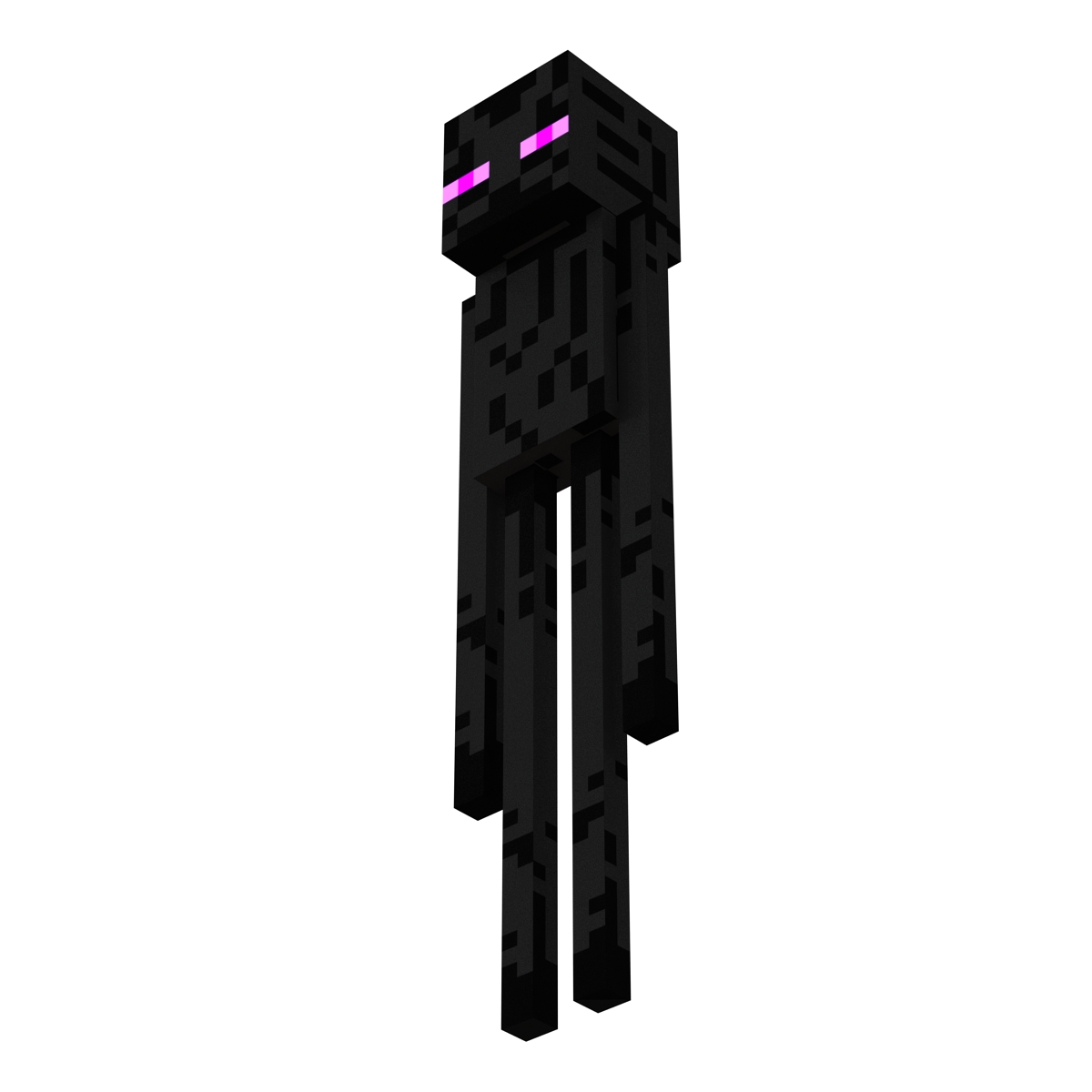 3D Minecraft EnderMan model