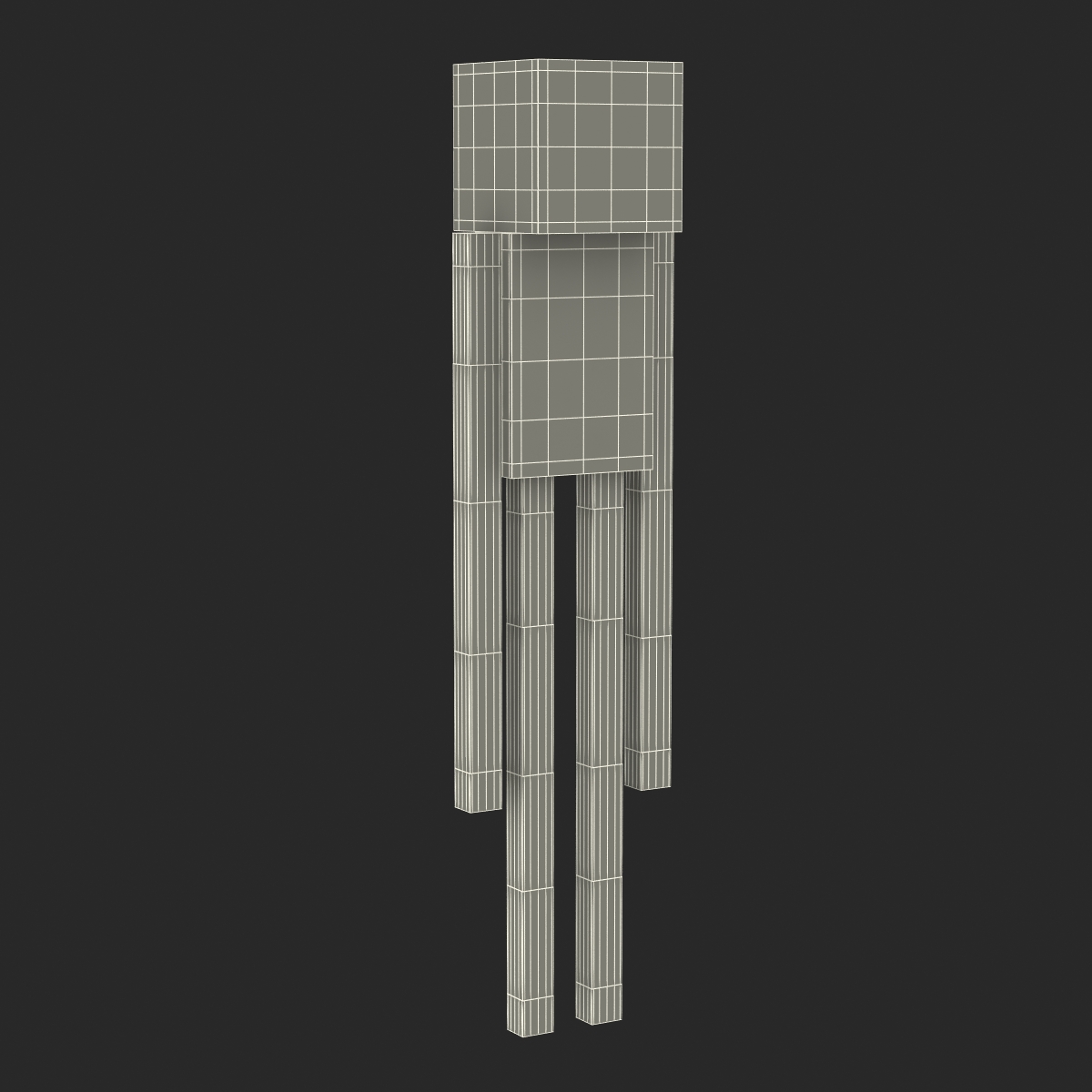 3D Minecraft EnderMan model