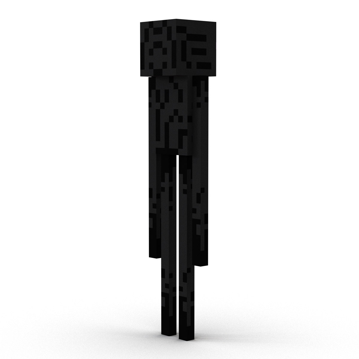 3D model Minecraft EnderMan Rigged