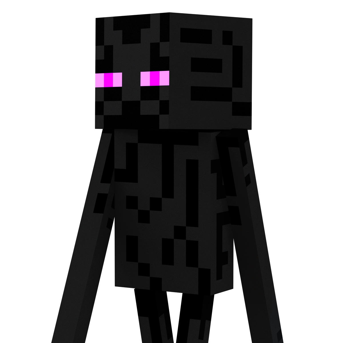 3D model Minecraft EnderMan Rigged