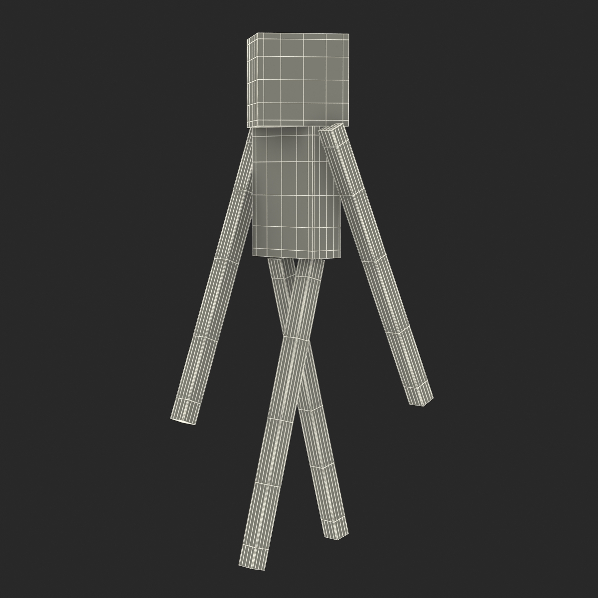 3D model Minecraft EnderMan Rigged