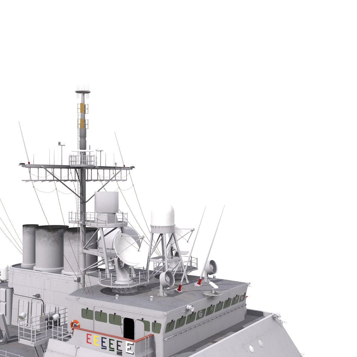 3D model Ticonderoga Class Cruiser Antietam CG 54