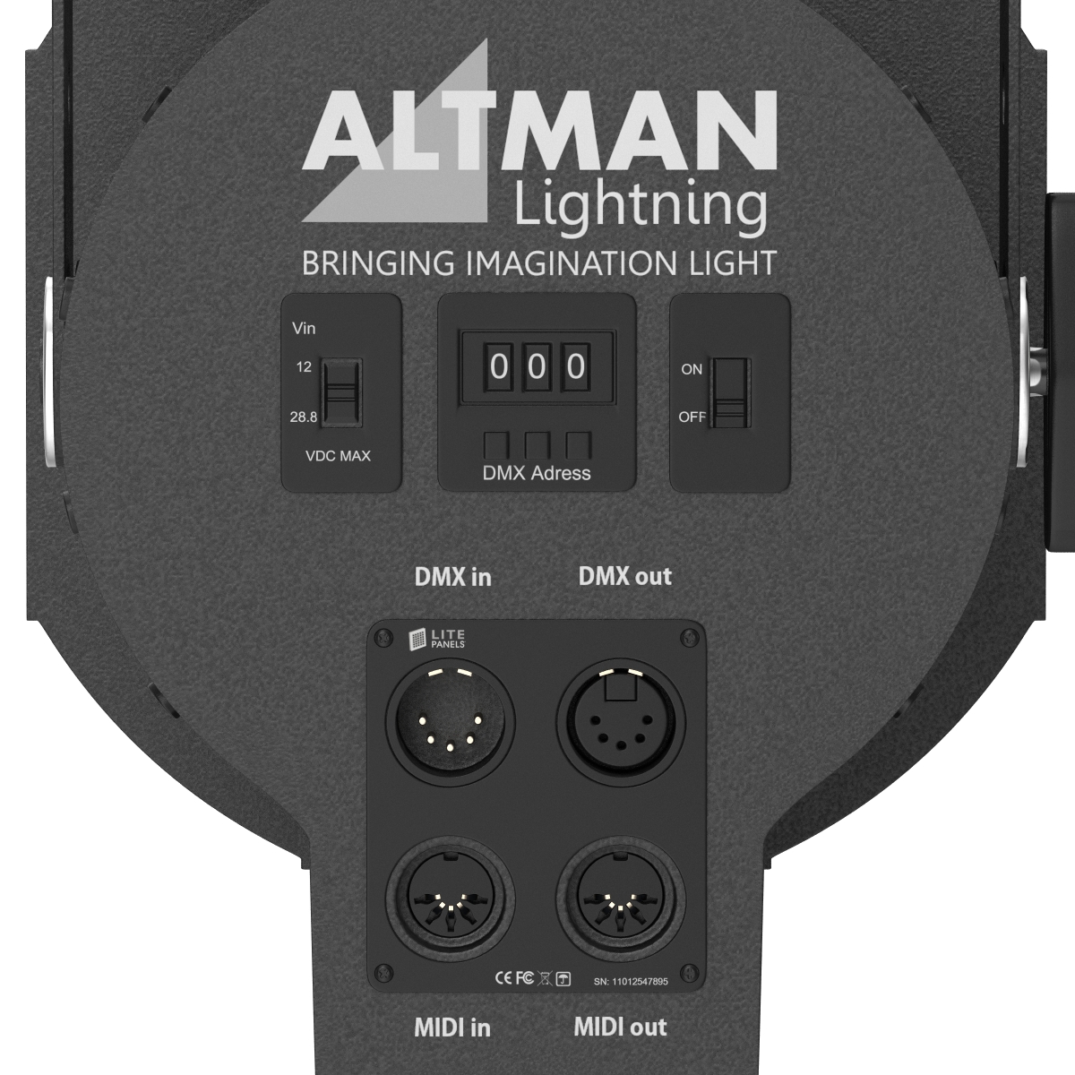 3D Fresnel Strand LED Light Altman Pegasus 6 inch