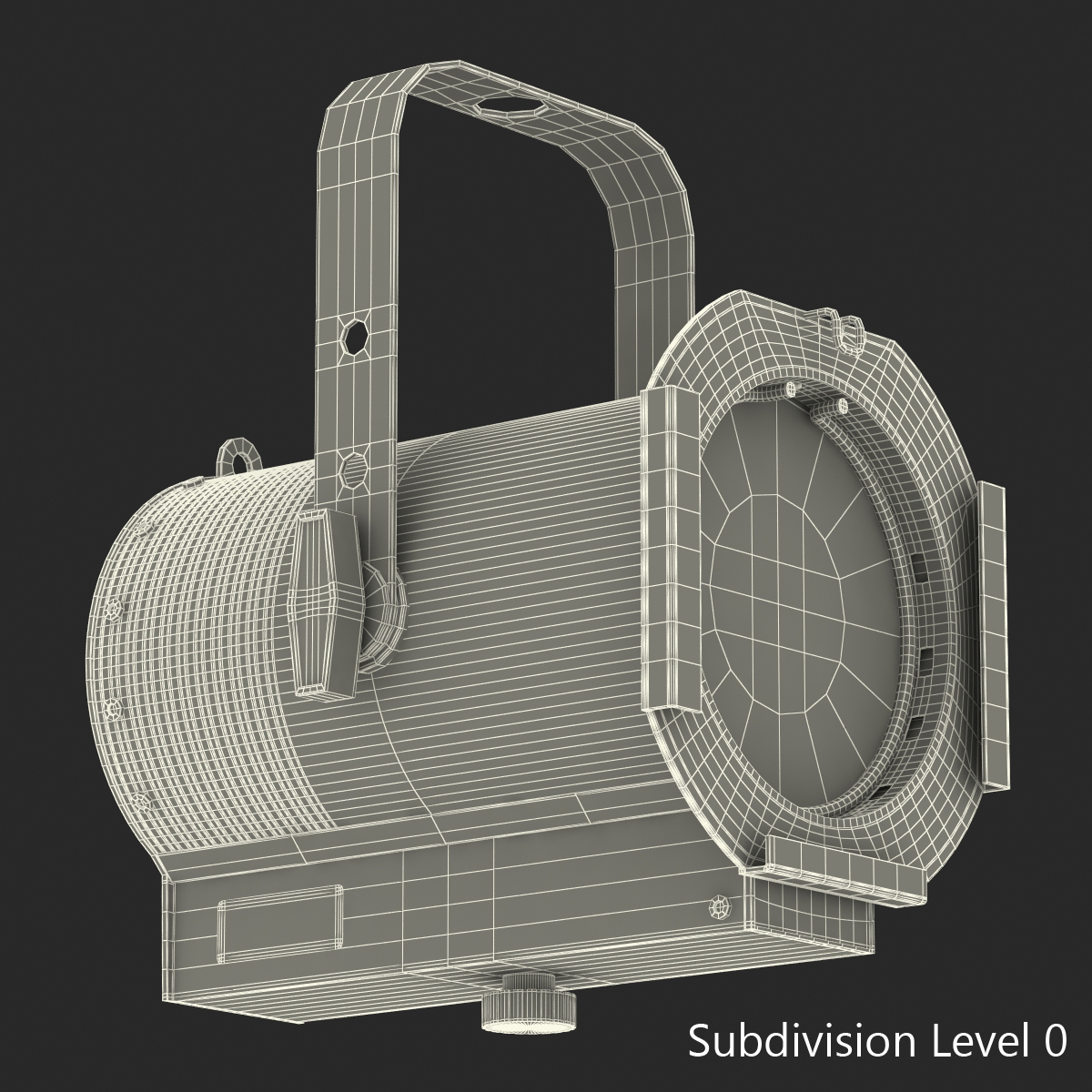 Fresnel Strand LED Light Generic 3D