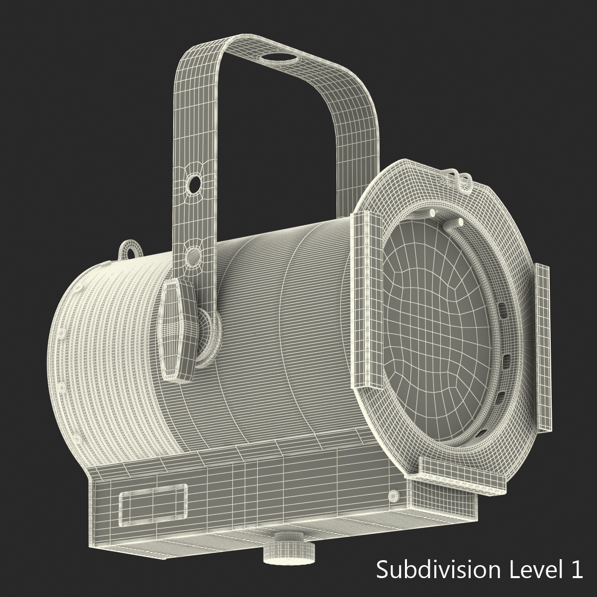 Fresnel Strand LED Light Generic 3D