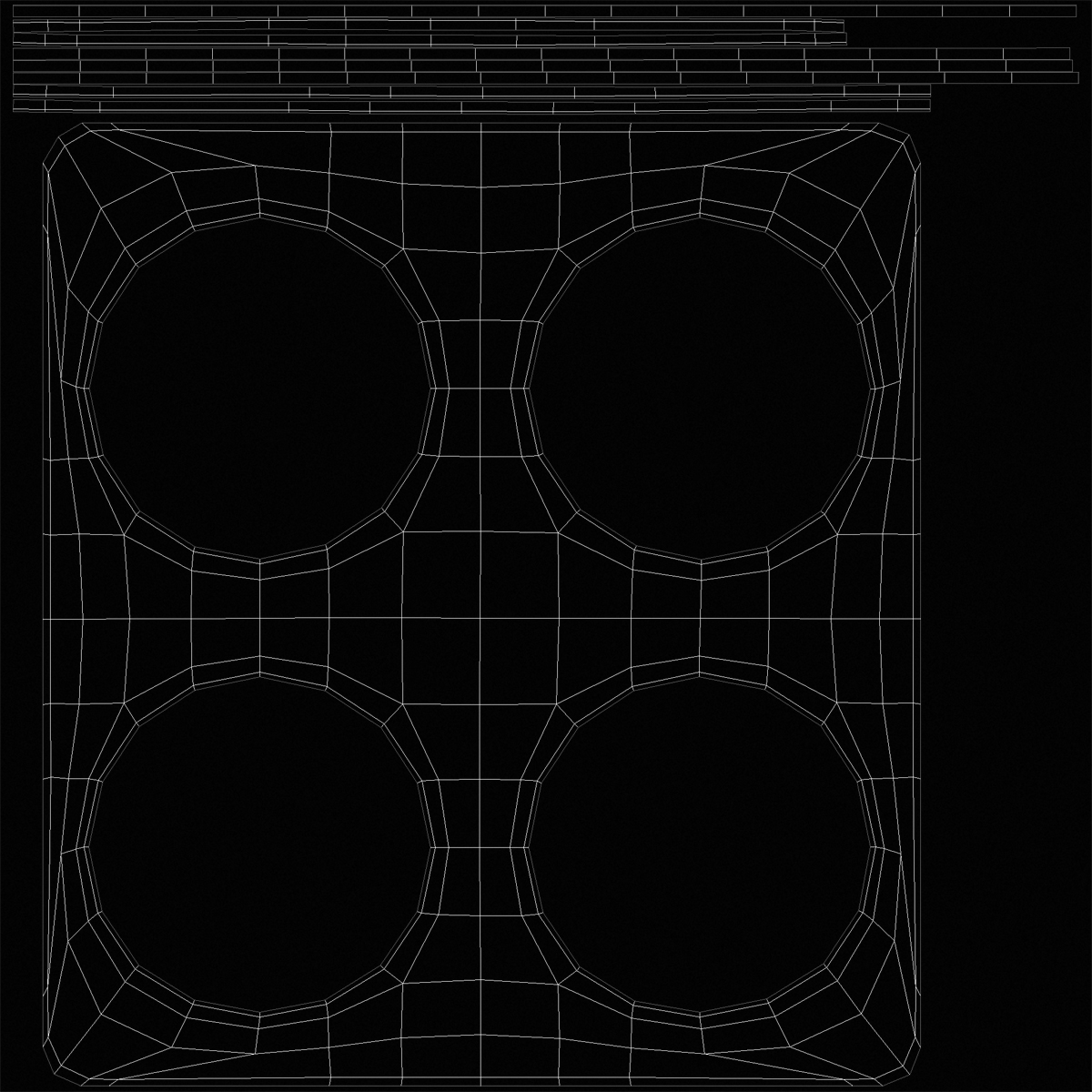 Fresnel Strand LED Light Generic 3D