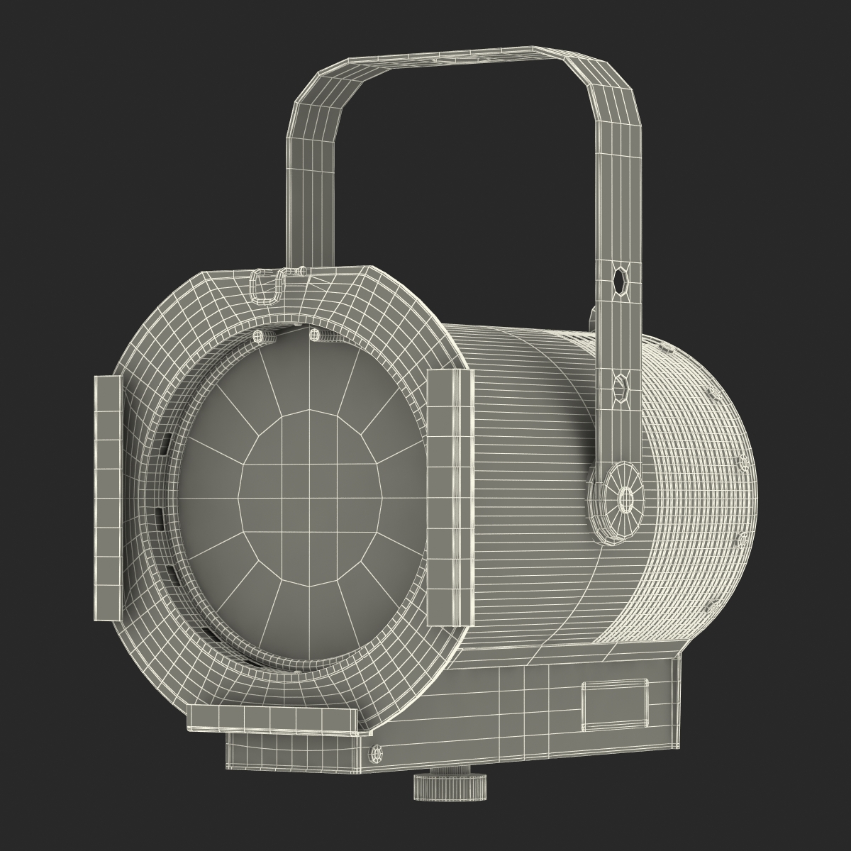 Fresnel Strand LED Light Generic 3D