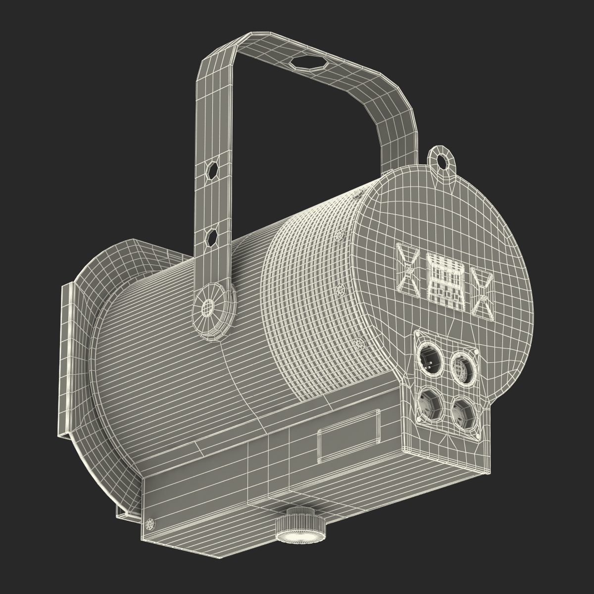 Fresnel Strand LED Light Generic 3D