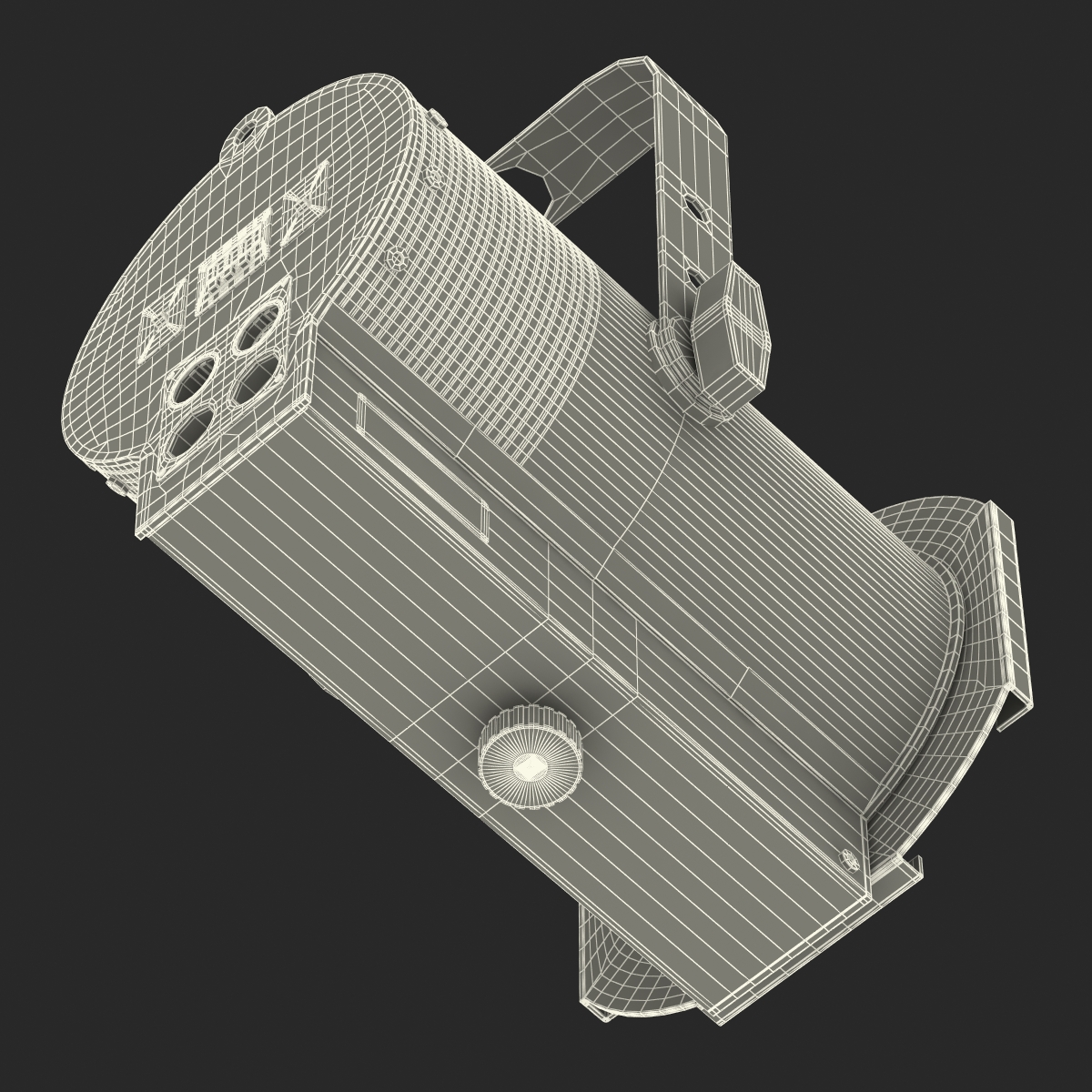 Fresnel Strand LED Light Generic 3D