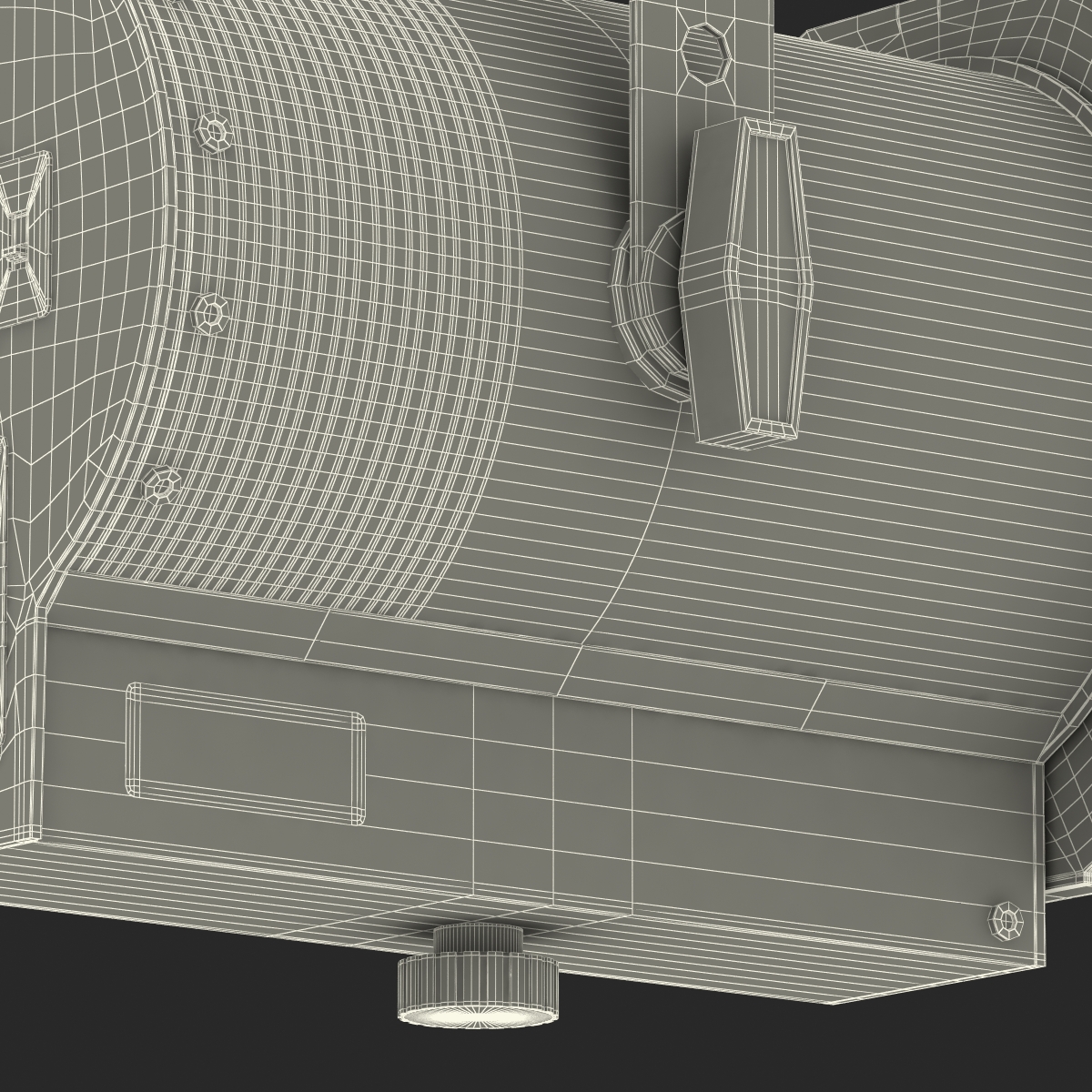 Fresnel Strand LED Light Generic 3D