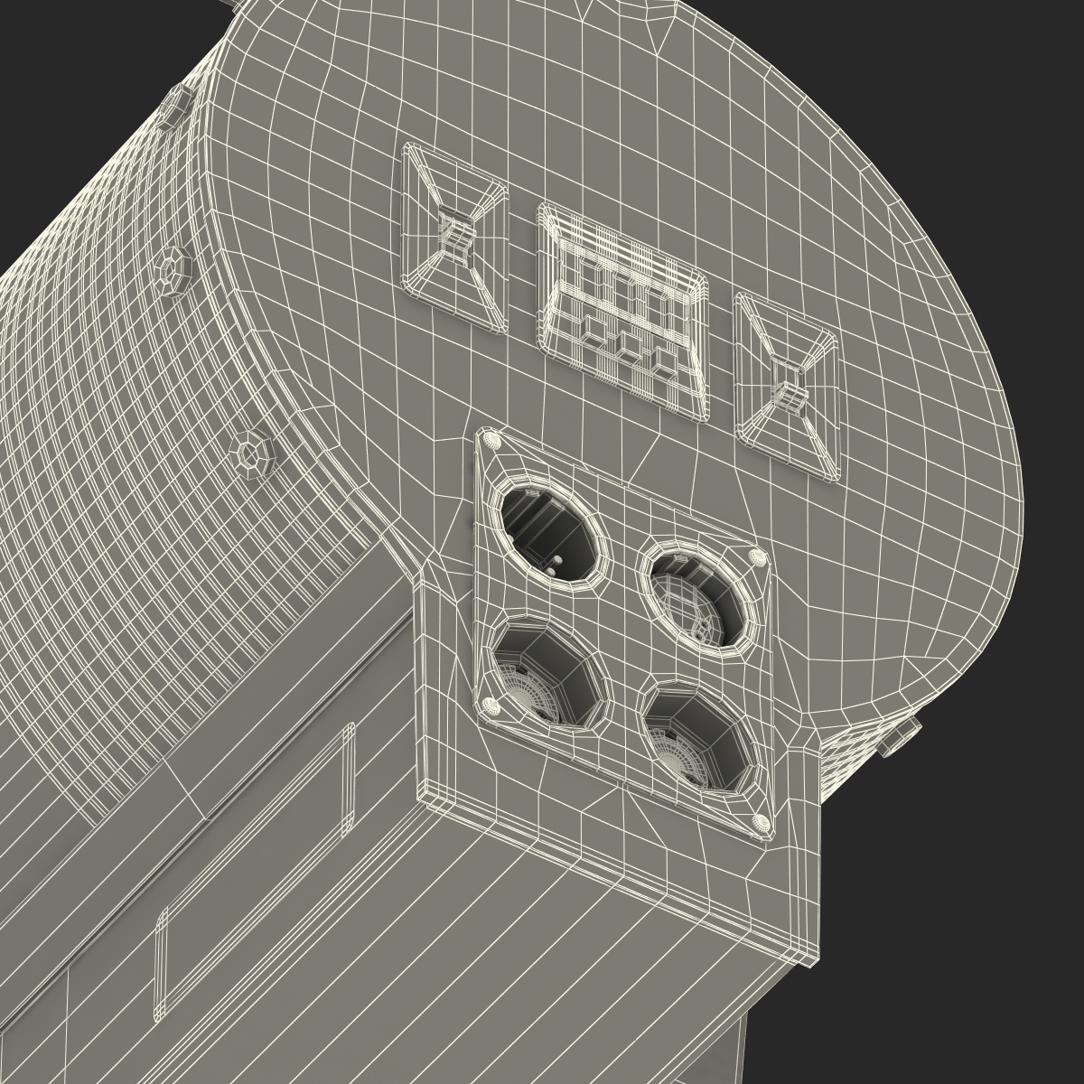 Fresnel Strand LED Light Generic 3D