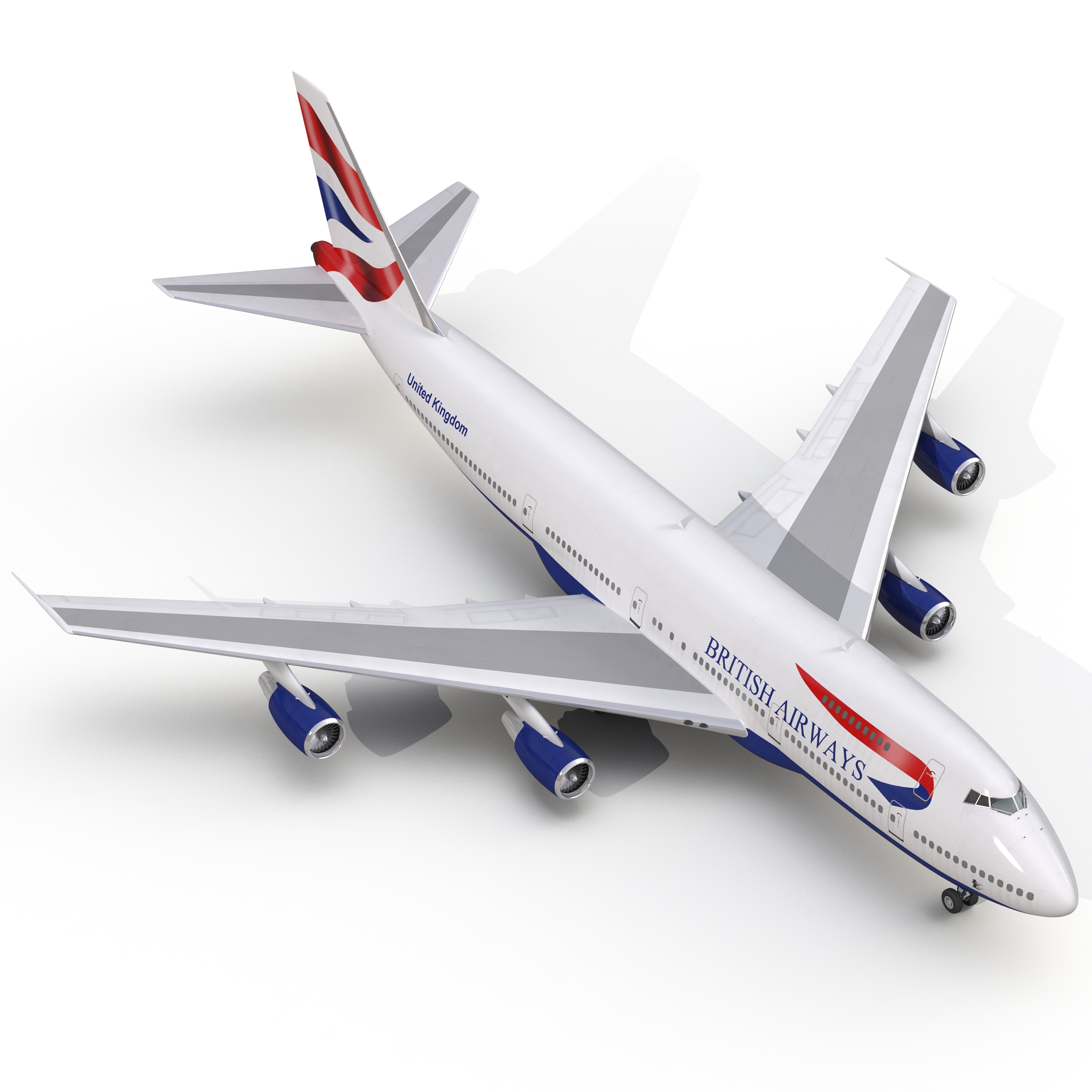 3D Boeing 747 200B British Airways