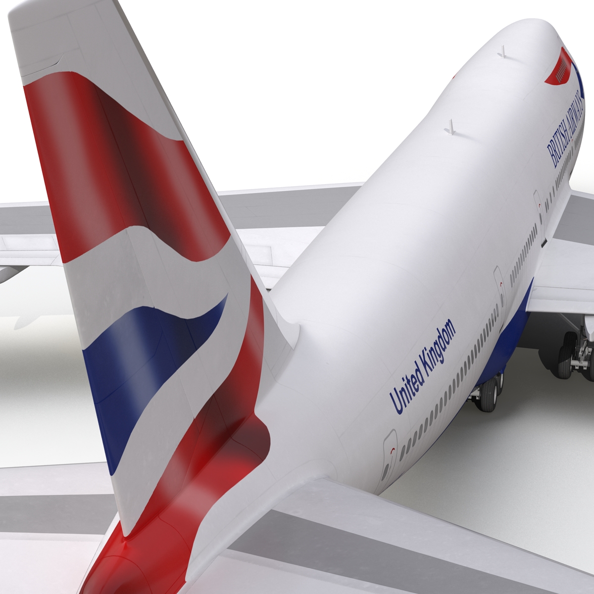 3D Boeing 747 200B British Airways