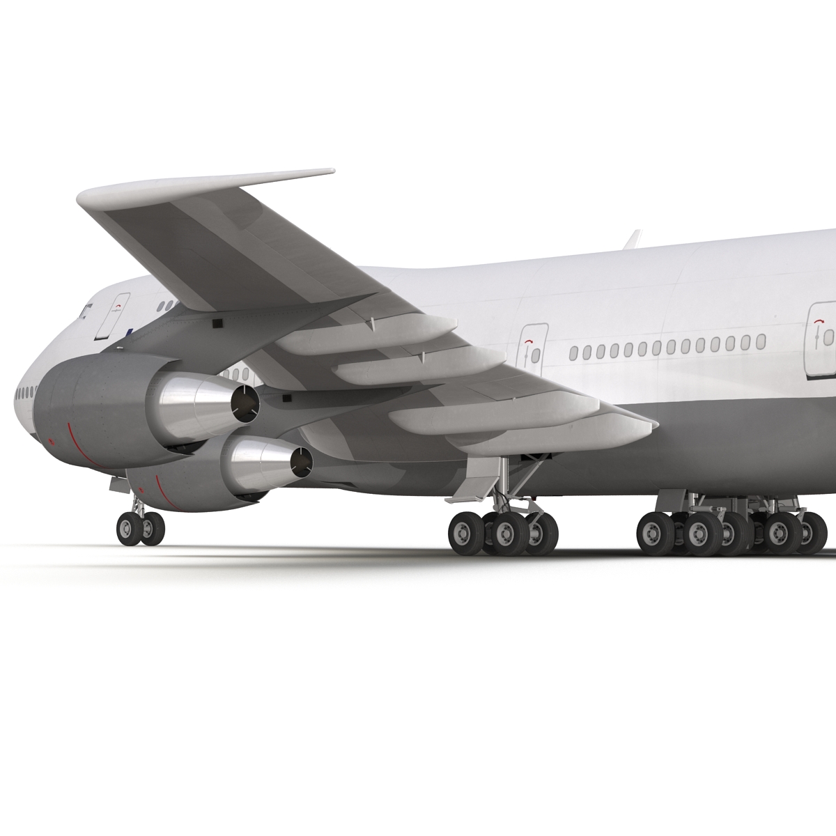 3D model Boeing 747 200B Lufthansa