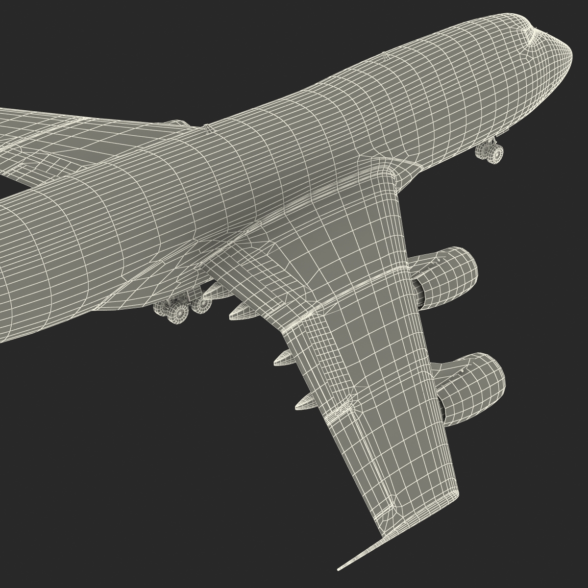 3D model Boeing 747 200B Lufthansa