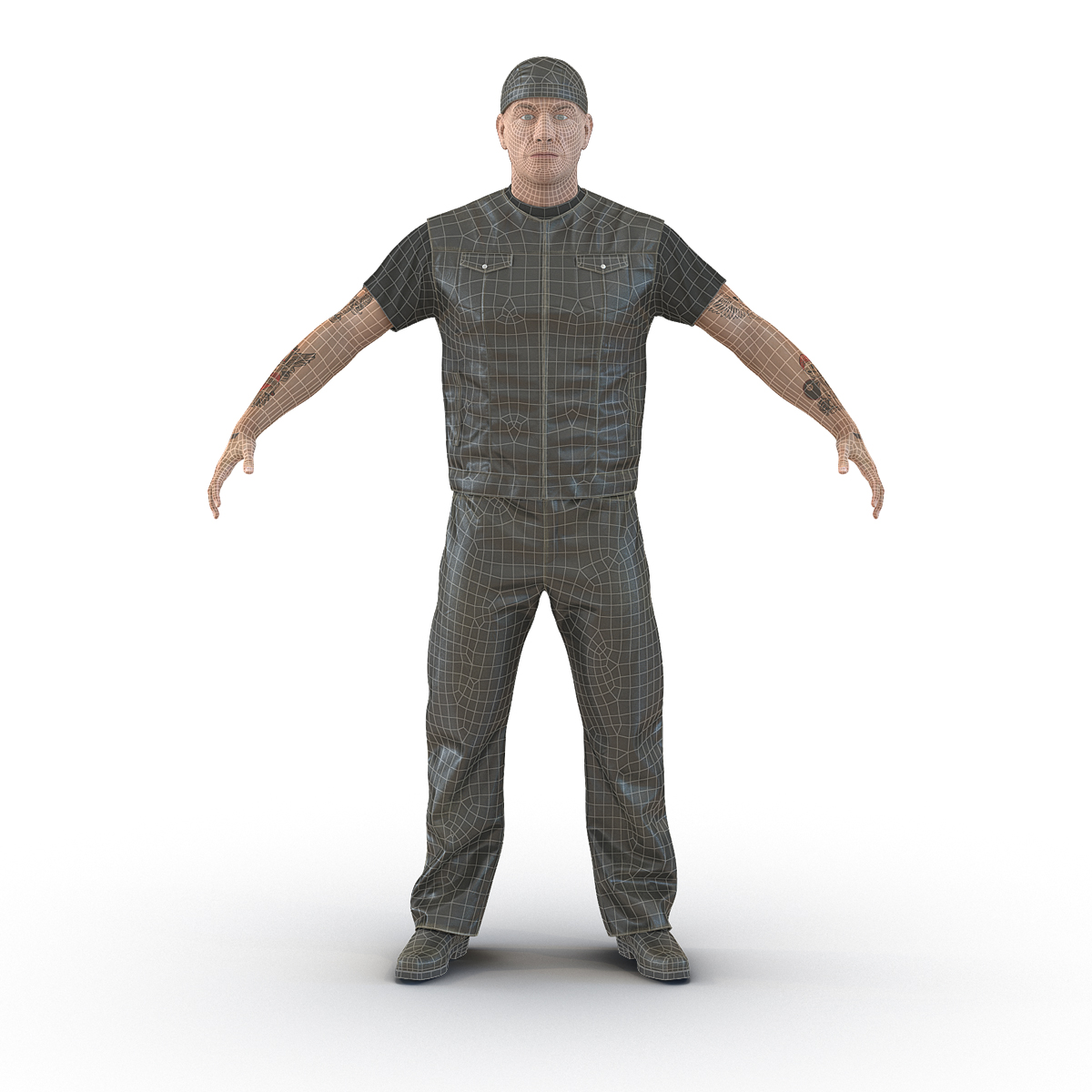 Biker Man Generic 3D