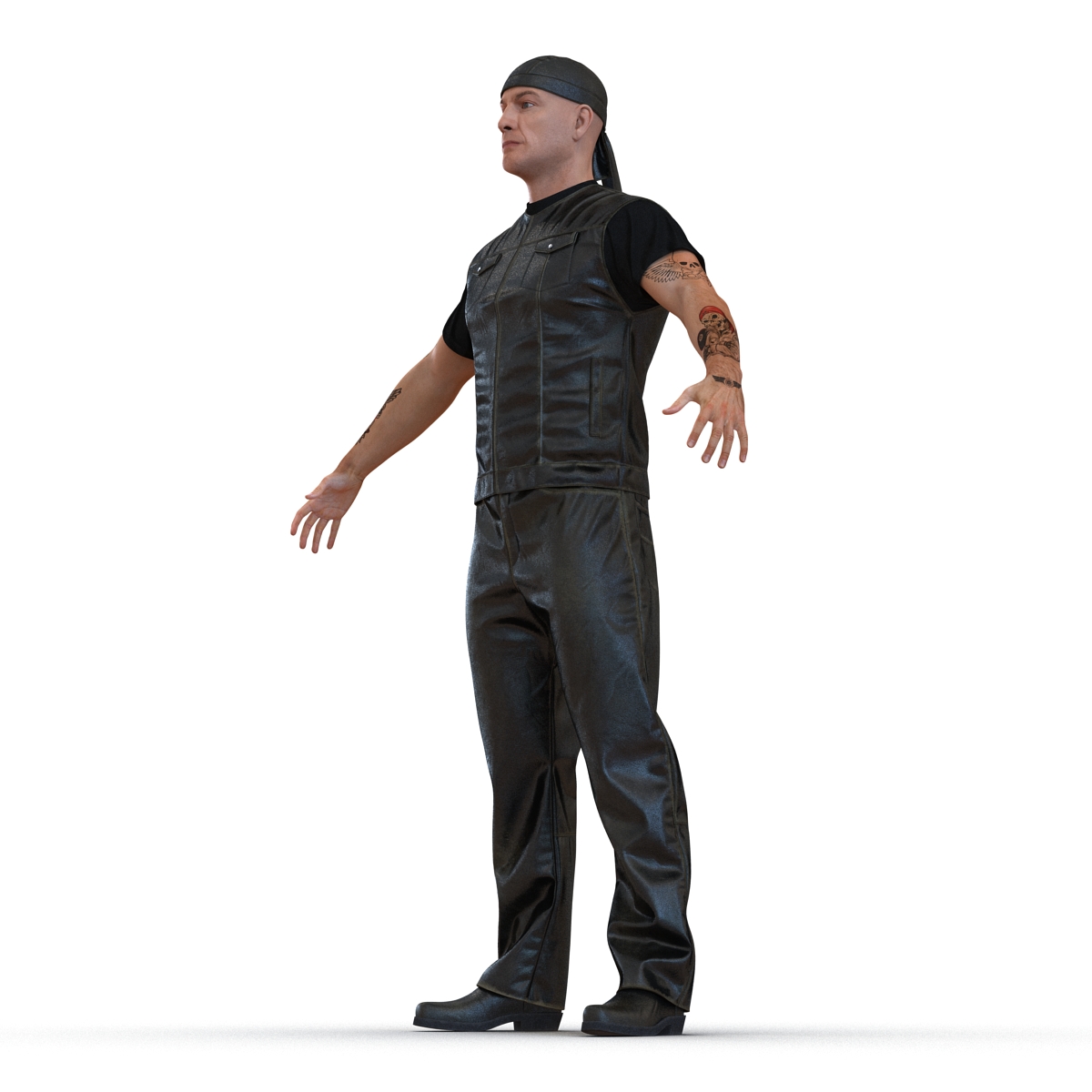 Biker Man Generic 3D