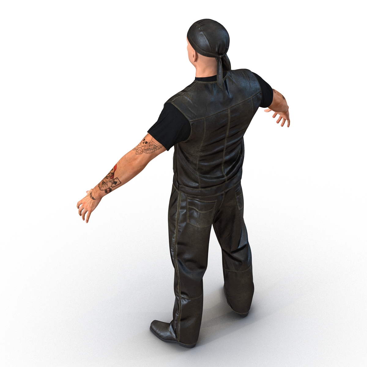 Biker Man Generic 3D