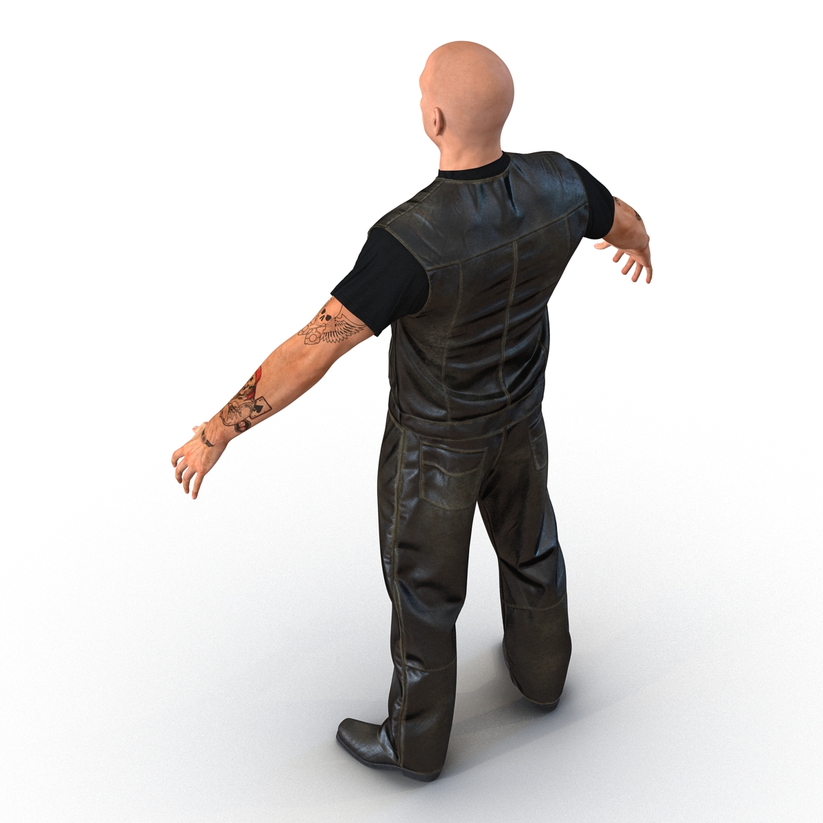 Biker Man Generic 3D