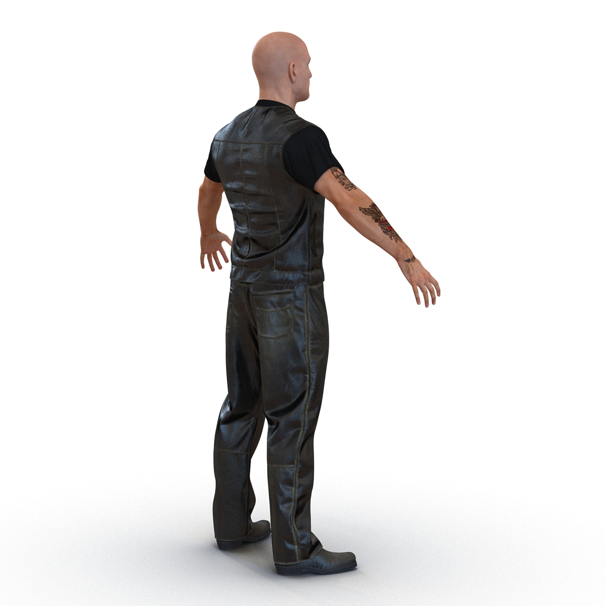 Biker Man Generic 3D