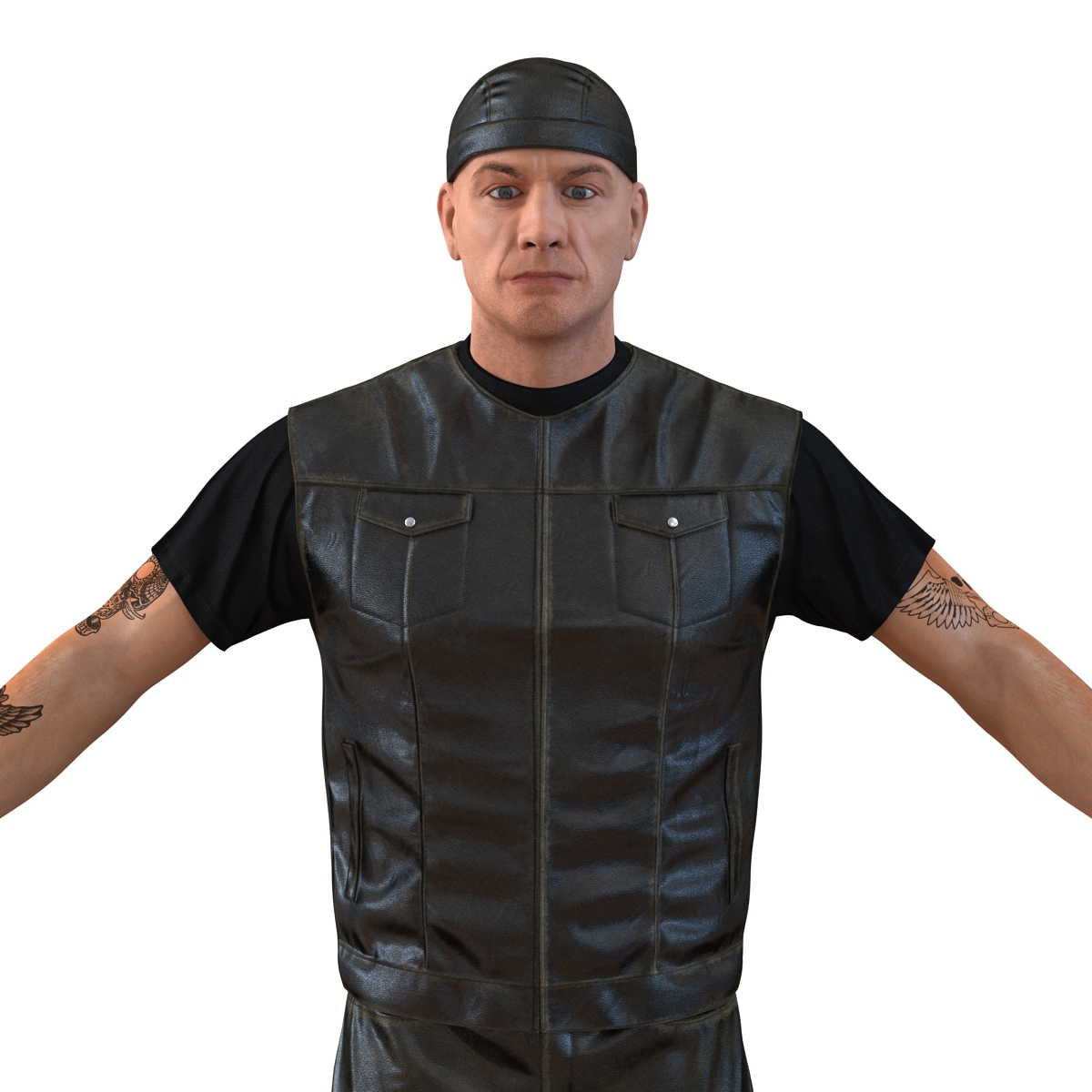 Biker Man Generic 3D