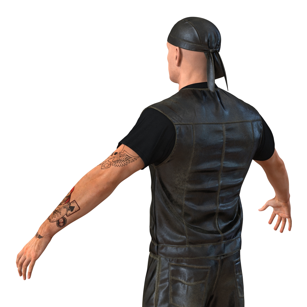 Biker Man Generic 3D