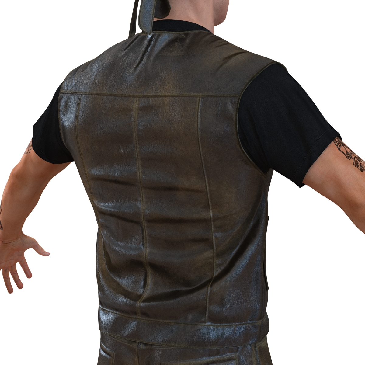 Biker Man Generic 2 3D model