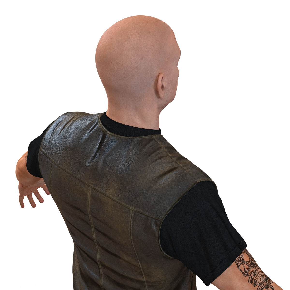 Biker Man Generic 2 3D model