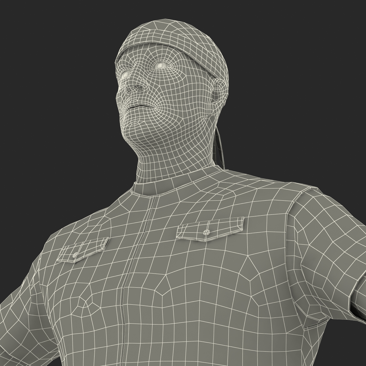 Biker Man 3D model