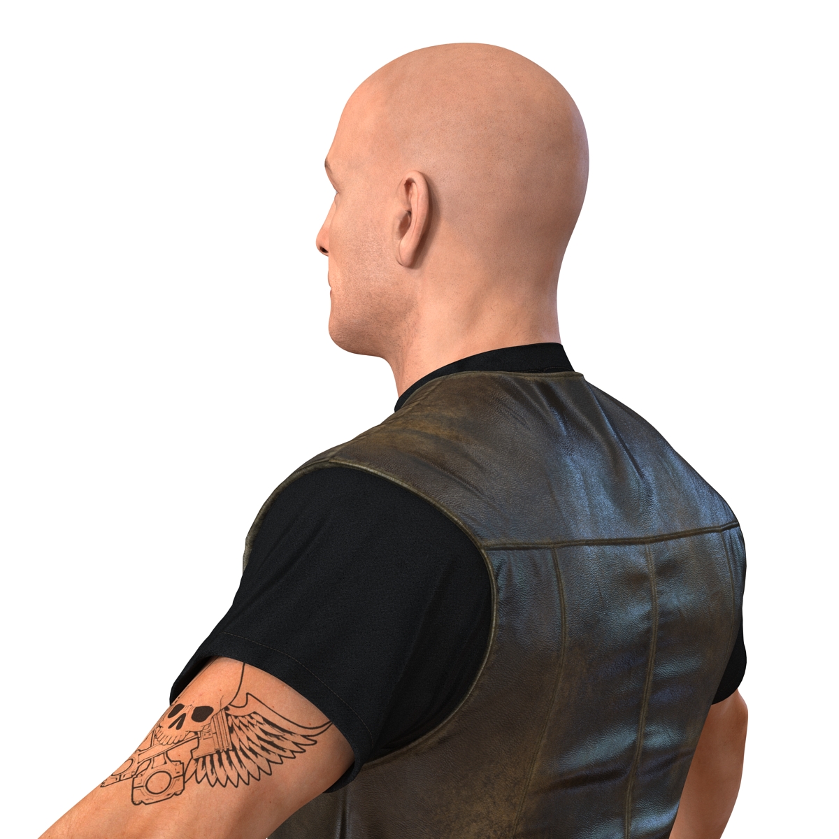 Biker Man Generic 2 3D model