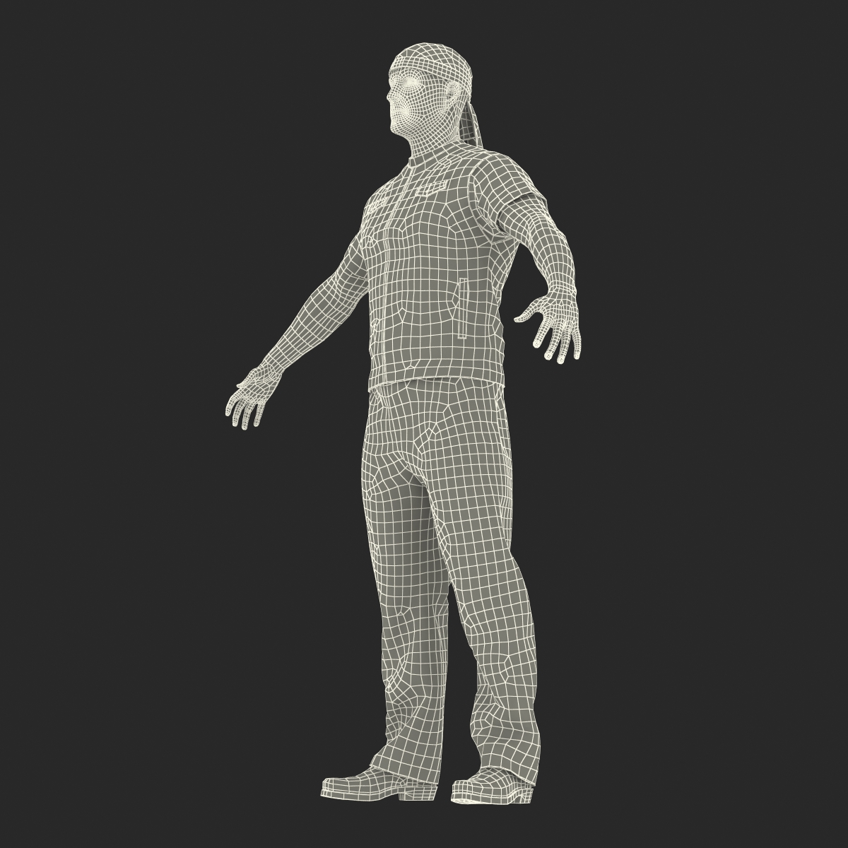 Biker Man Generic 3D