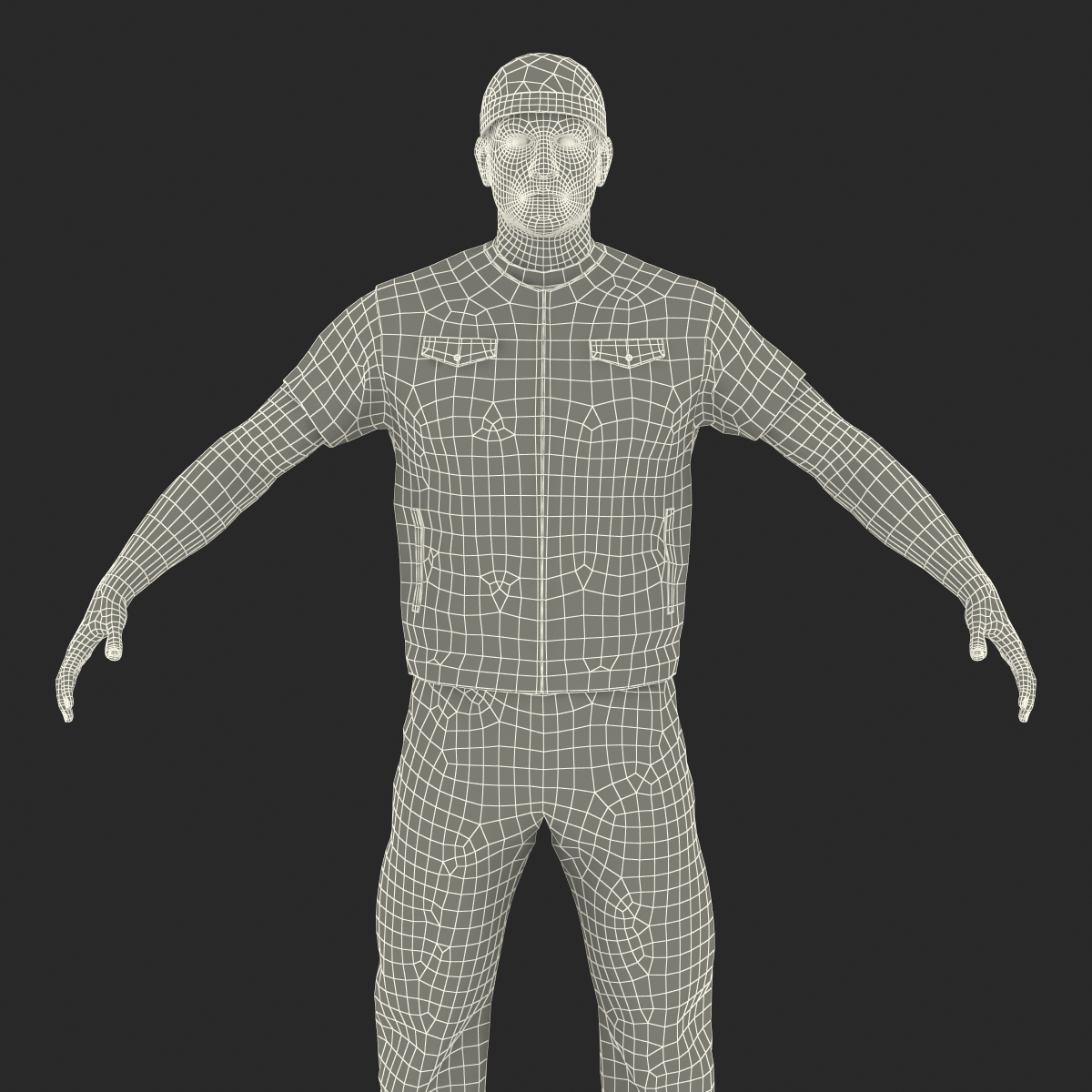 Biker Man Generic 3D