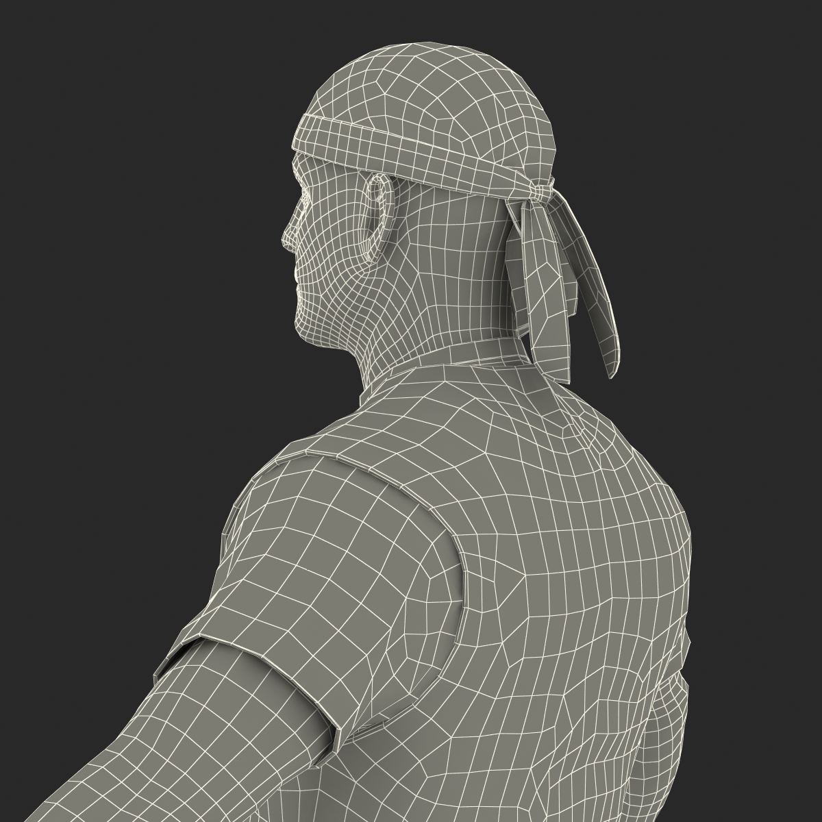 Biker Man Generic 3D