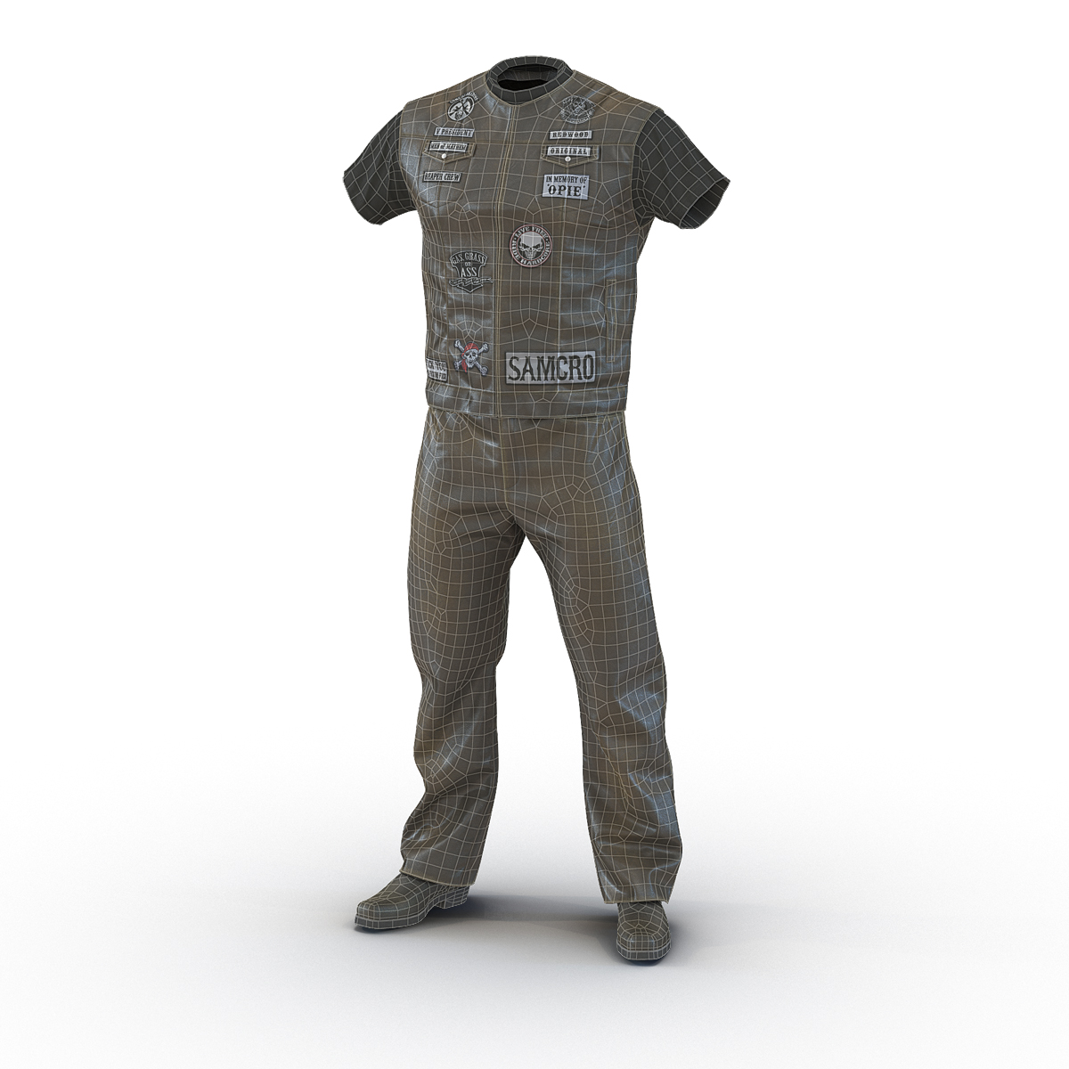 Biker Outfit 2 3D model