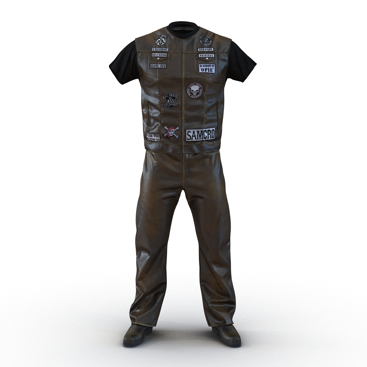 Biker Outfit 2 3D model