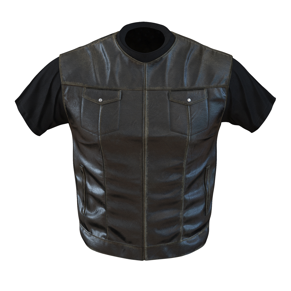 3D Biker Vest Generic model