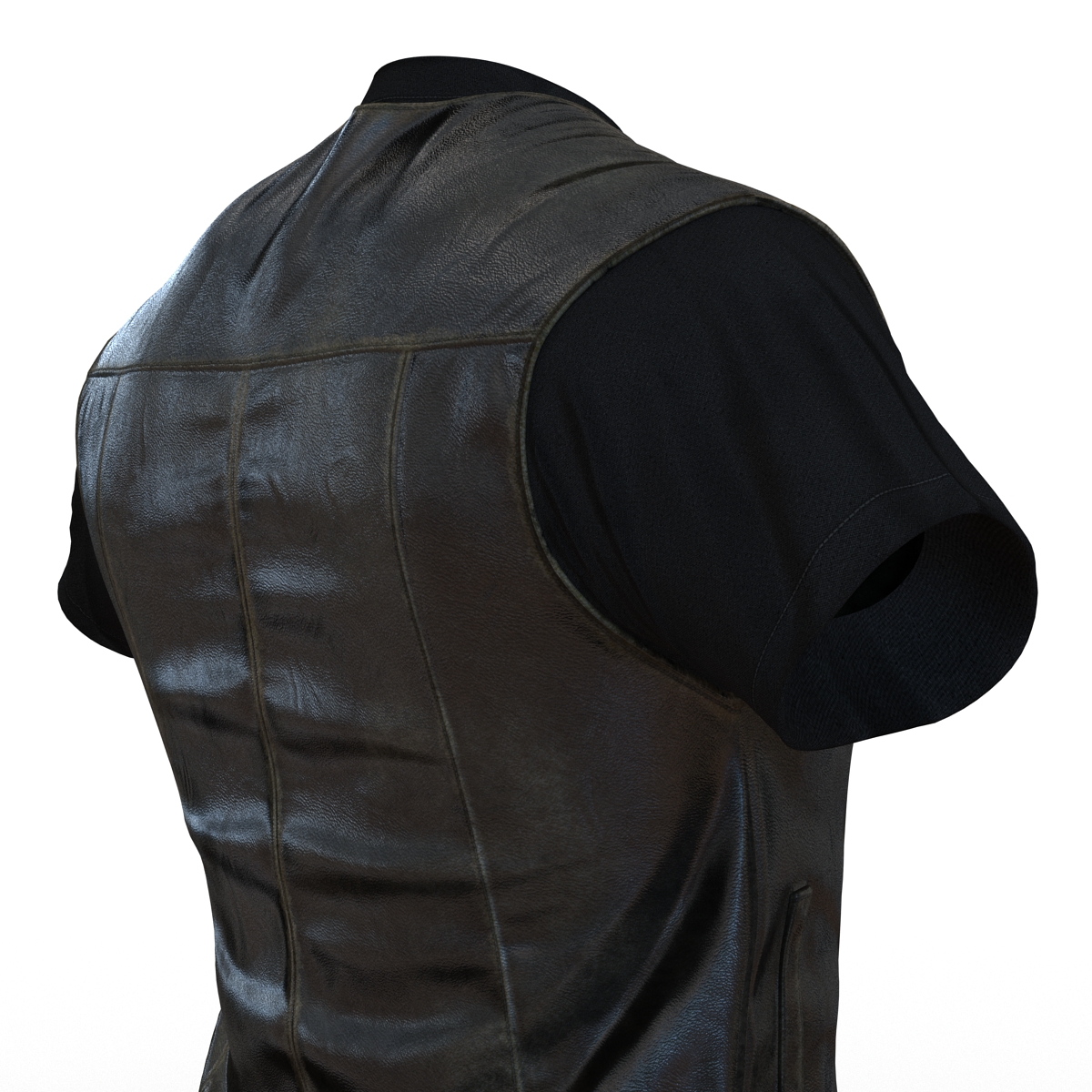 3D Biker Vest Generic model