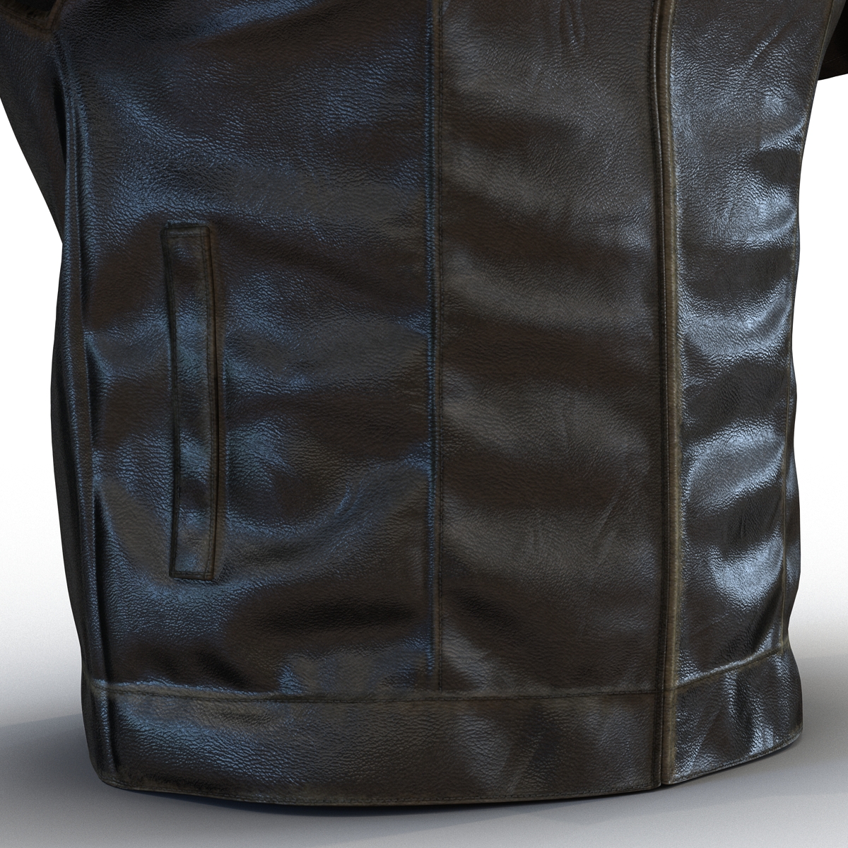 3D Biker Vest Generic model