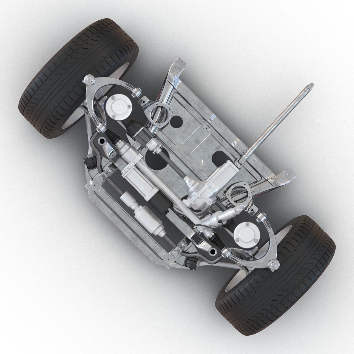 3D model SUV Front Suspension