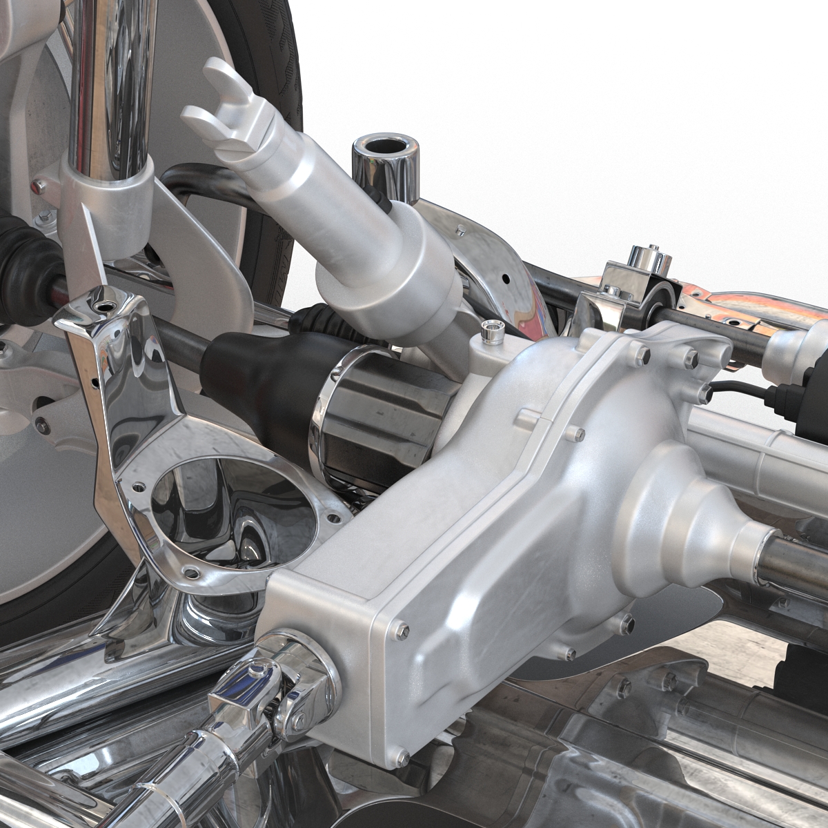 3D model SUV Front Suspension