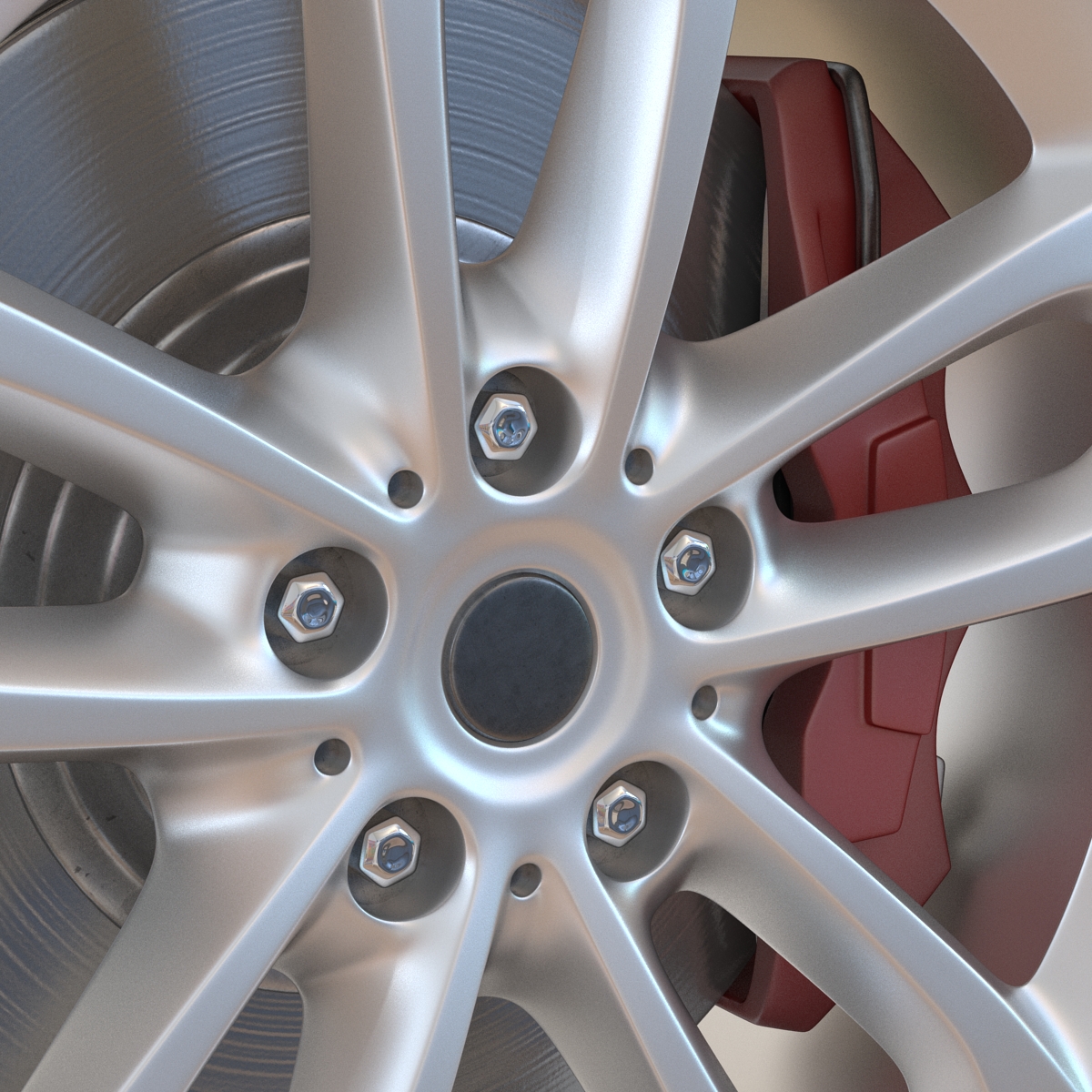 SUV Wheel 3D model